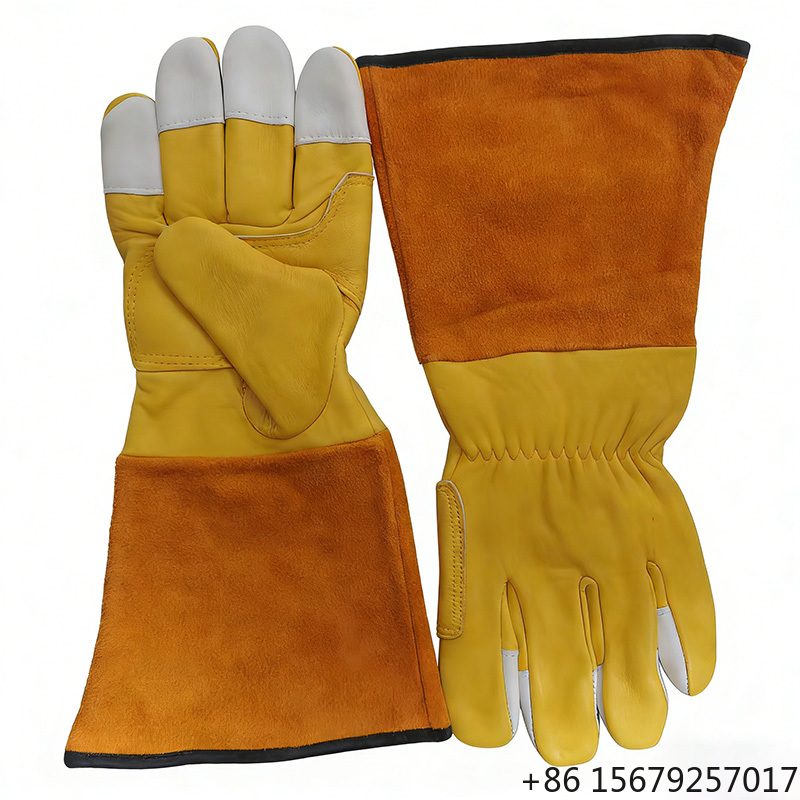 Leather Work Winter Gloves - Özel logolu, yüksek kaliteli, kışlık deri