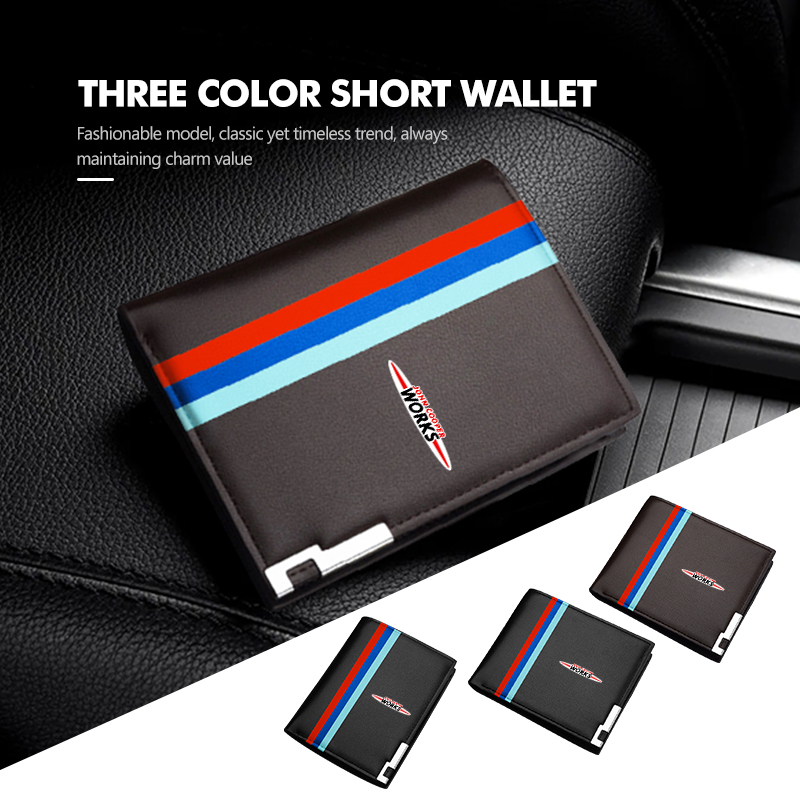 Leather Work For Car - Araba erkek Deri Cüzdan Çok Yuvalı