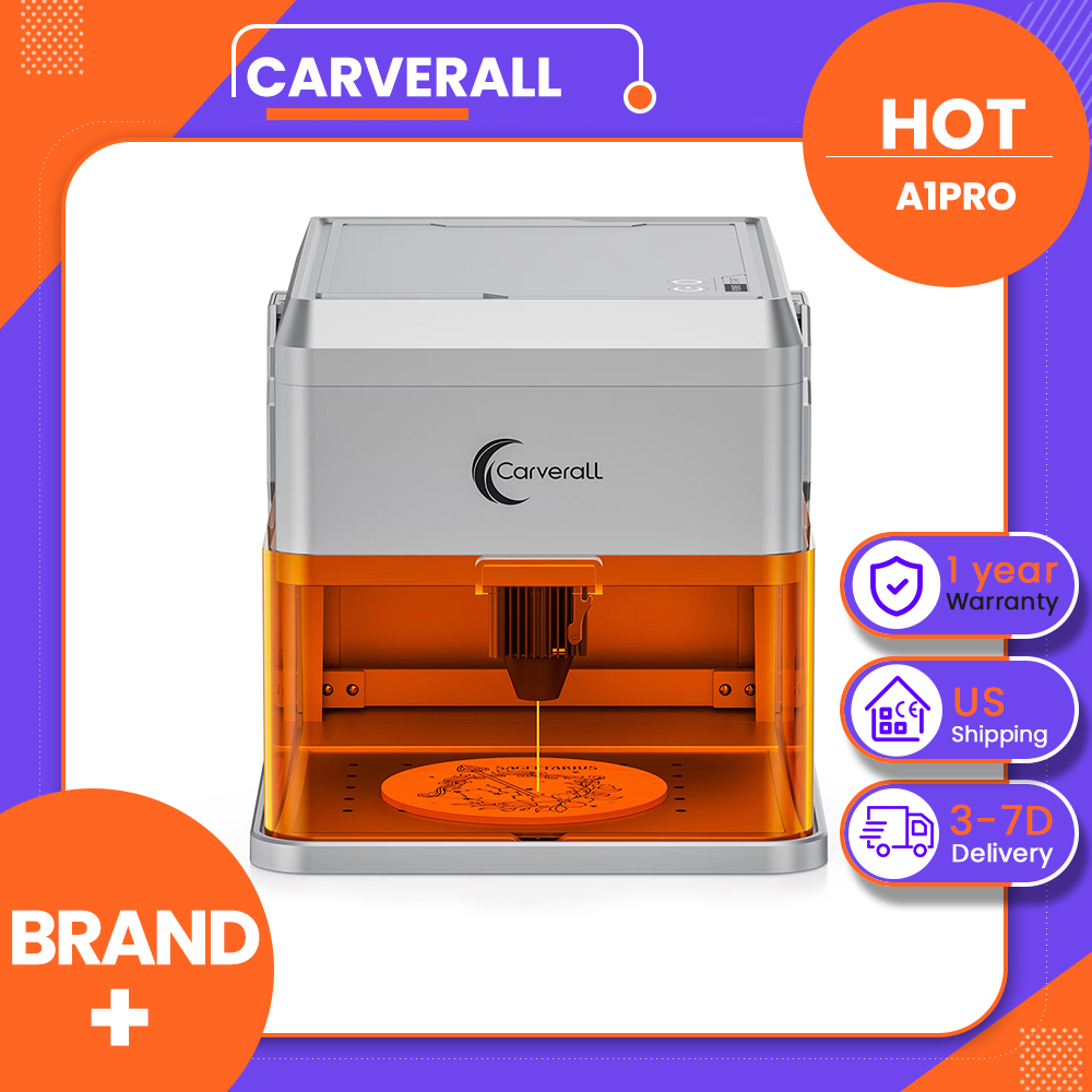 Leatherworking Equipment - Carverall A1PRO 10W Lazer Gravür Makinesi,