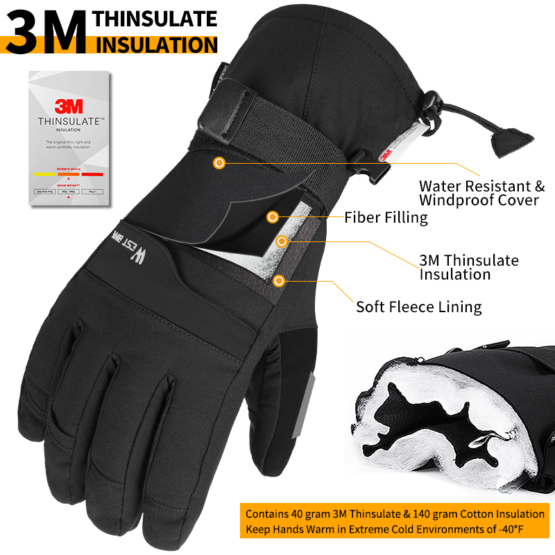 Batı bisiklet kış 2 Pairs takı - Leather Work Winter Gloves incelemesi ve fiyatı
