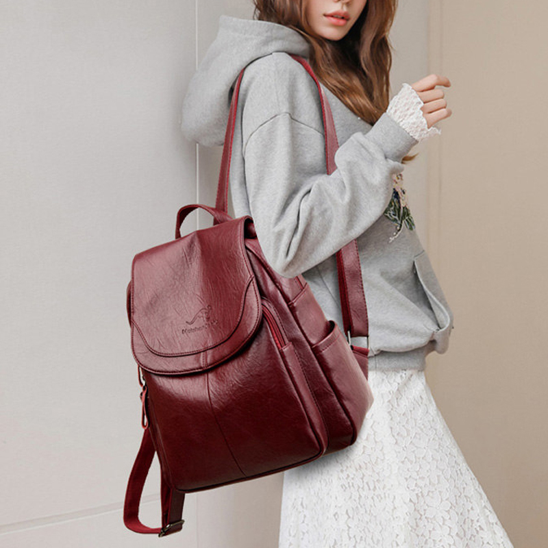 Kadınlar için Vintage Yumuşak  - Leather Work Backpack incelemesi ve fiyatı
