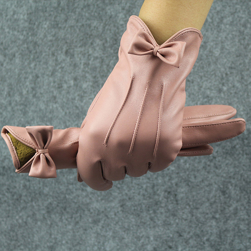 Yüksek kaliteli deri kadın mod - Leather Work Winter Gloves incelemesi ve fiyatı
