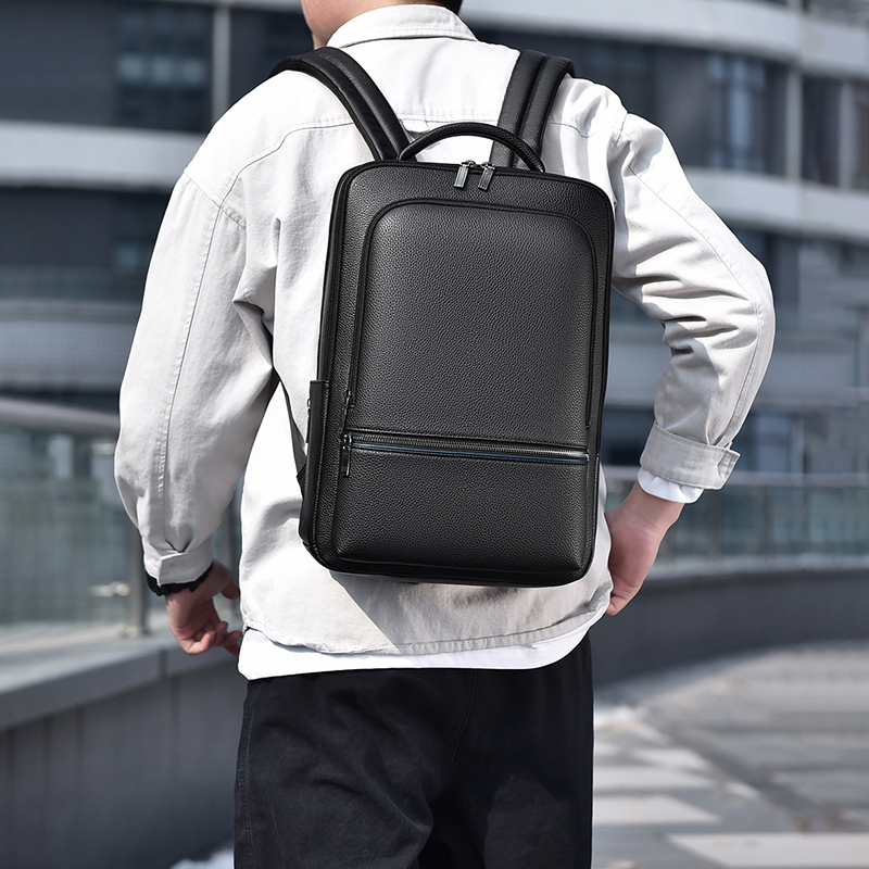 PU deri erkek sırt çantası USB - Leather Work Backpack incelemesi ve fiyatı
