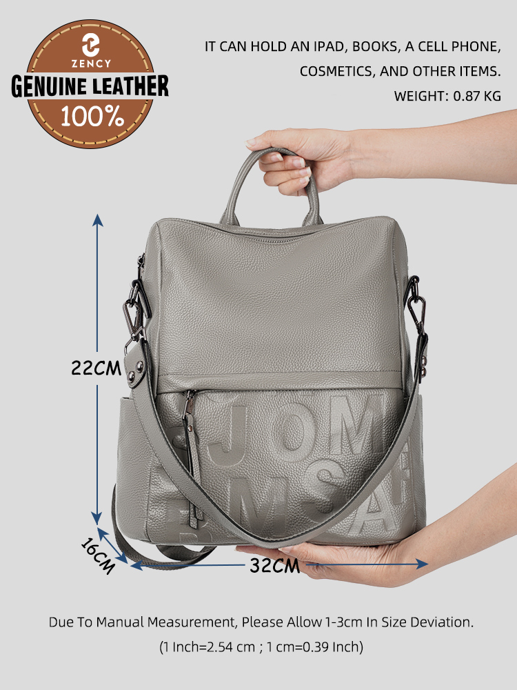 Zency Premium Hakiki Deri Çok  - Leather Work Backpack incelemesi ve fiyatı