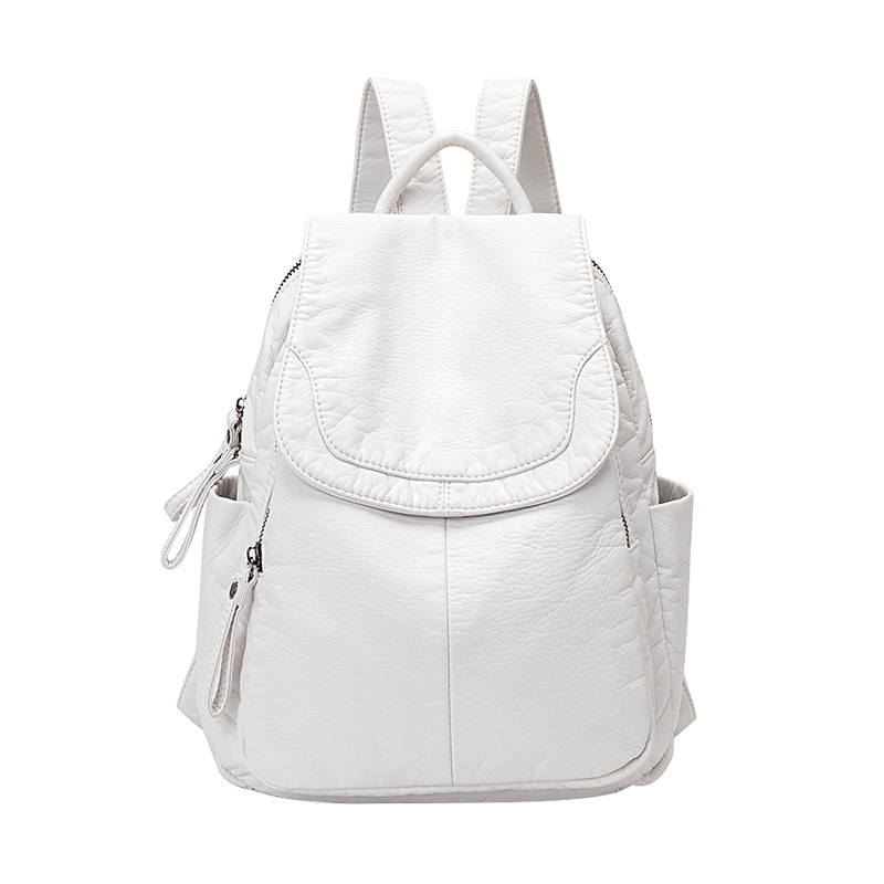Kadın sırt çantası beyaz yıkan - Leather Work Backpack incelemesi ve fiyatı