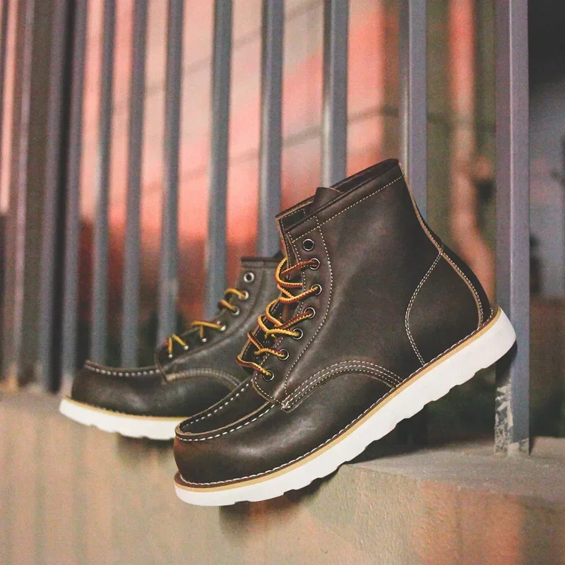 Hakiki Deri Erkek Botları Vint - Leatherworking Equipment incelemesi ve fiyatı