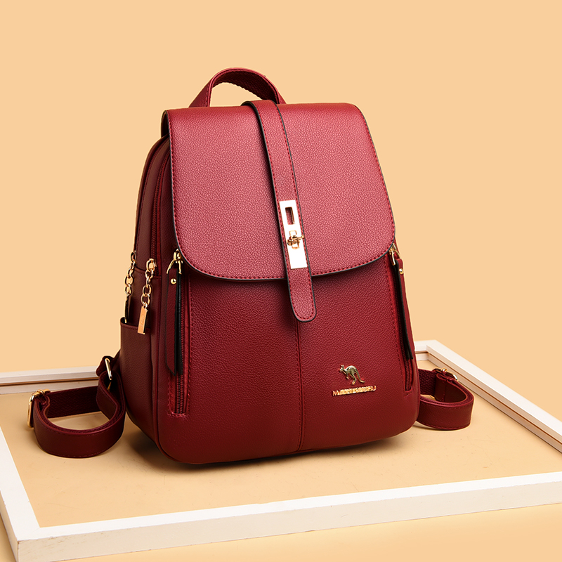 Lüks kadın deri kızlar için sı - Leather Work Backpack incelemesi ve fiyatı