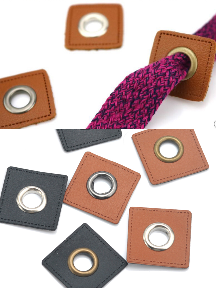 30 adet/grup 27/37mm Kare Siya - Leatherwork Eyelets incelemesi ve fiyatı