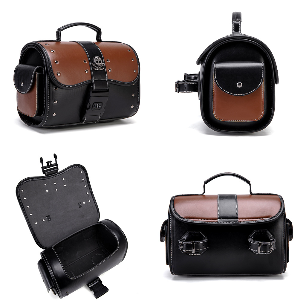 Vintage Kafatası Desenli Motos - Leatherwork Rivets incelemesi ve fiyatı