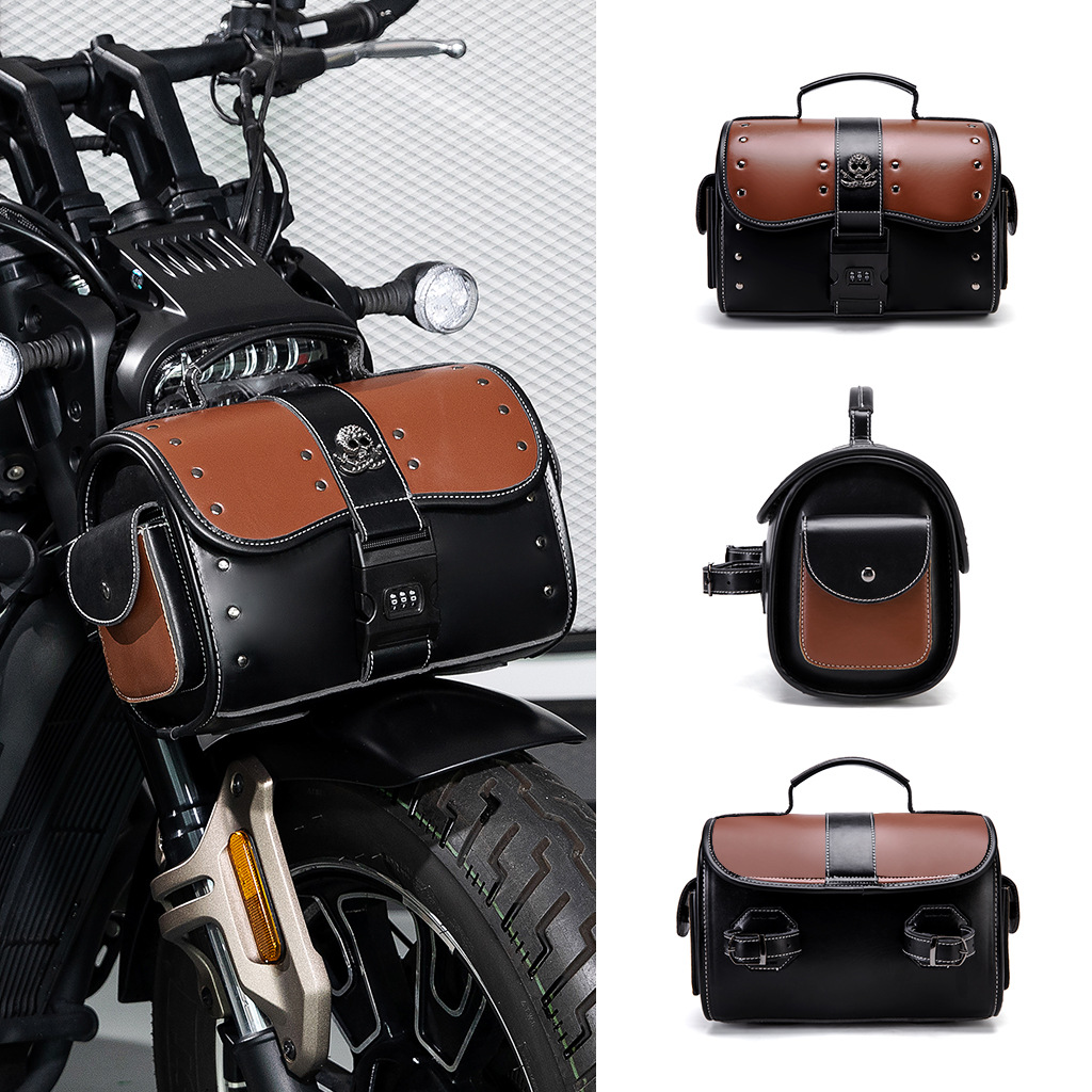 Vintage Kafatası Desenli Motos - Leatherwork Rivets incelemesi ve fiyatı