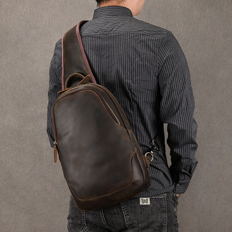 Büyük boy nedensel göğüs çanta - Leather Work Backpack incelemesi ve fiyatı
