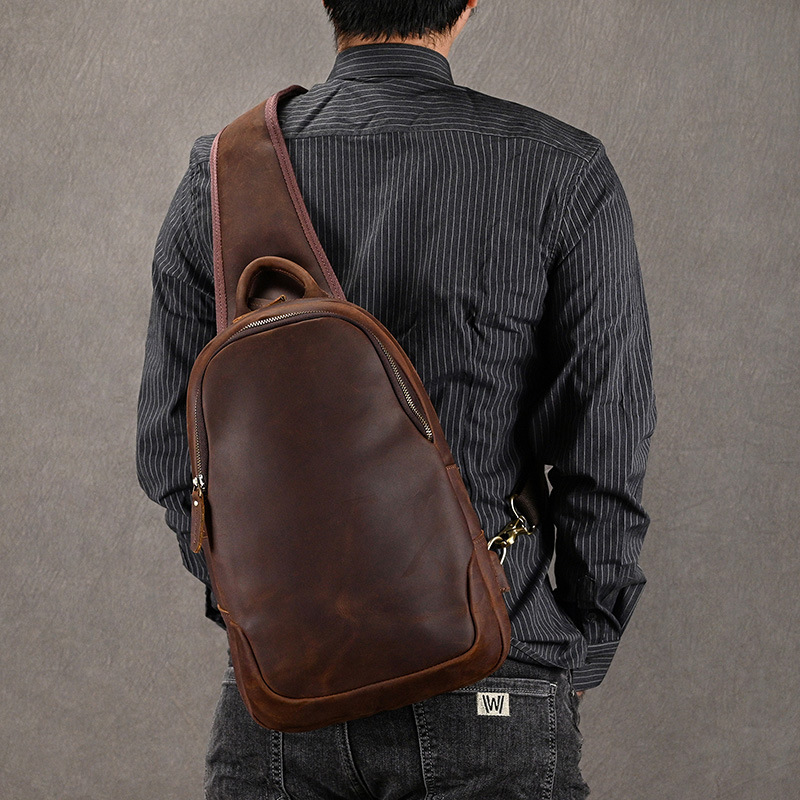 Büyük boy nedensel göğüs çanta - Leather Work Backpack incelemesi ve fiyatı