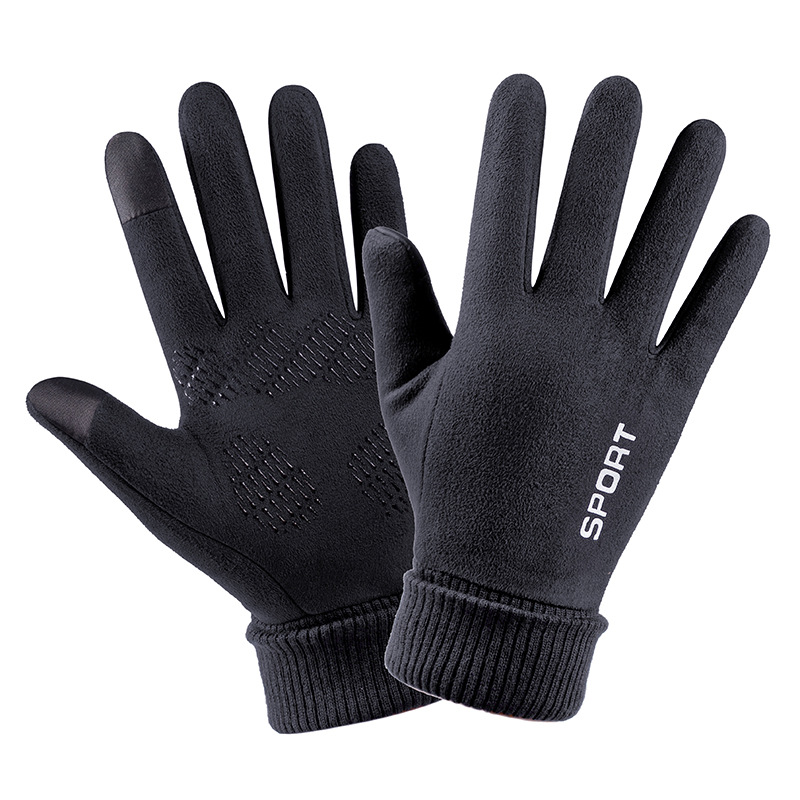 Erkekler kış süet deri peluş k - Leather Work Winter Gloves incelemesi ve fiyatı