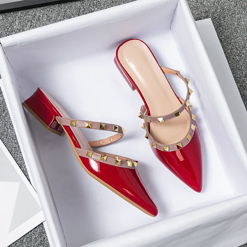 2026 Yaz Sivri Yarım Terlik Ka - Leatherwork Rivets incelemesi ve fiyatı