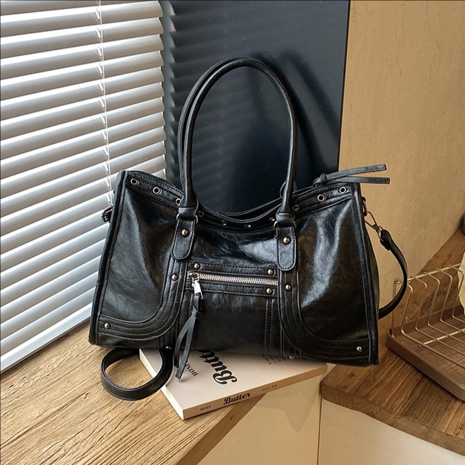 Motosiklet El Çantası Retro Ka - Leatherwork Rivets incelemesi ve fiyatı
