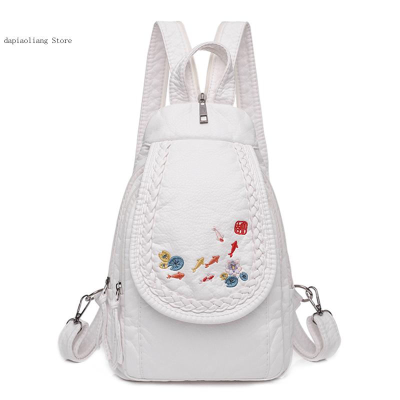 Kadın küçük göğüs çanta moda o - Leather Work Backpack incelemesi ve fiyatı