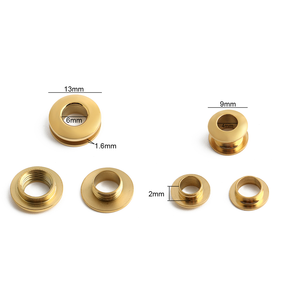 10/50/100 adet iç 2mm 6mm pasl - Leatherwork Eyelets incelemesi ve fiyatı