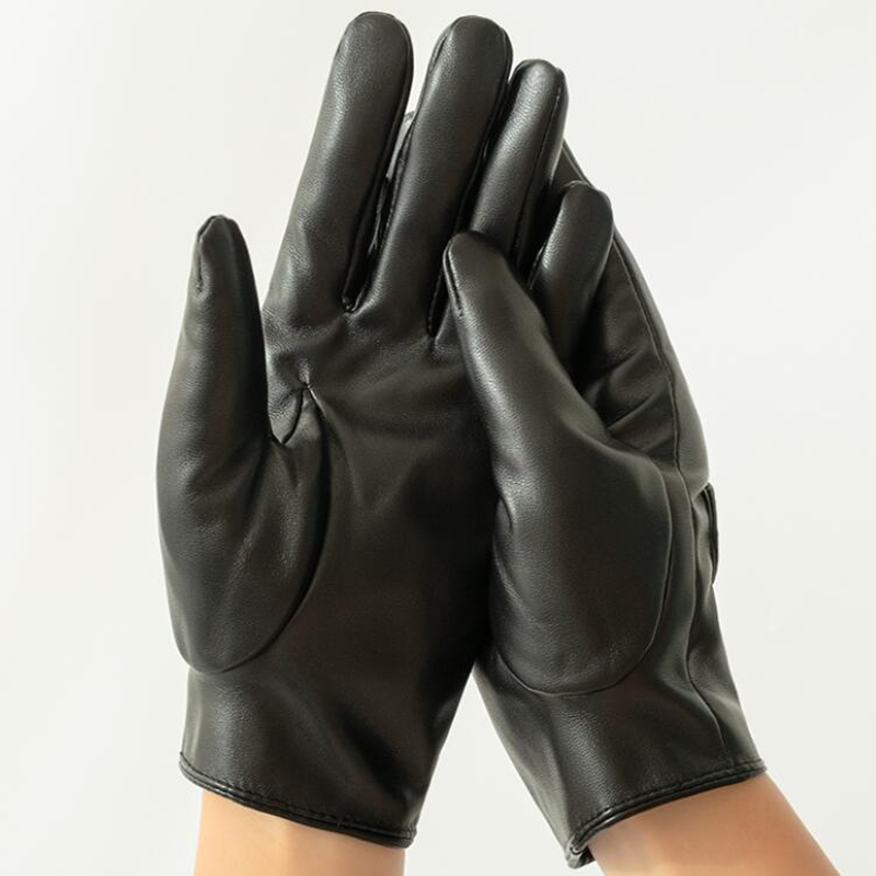 Kadın Hollow şeftali kalp PU d - Leather Work Winter Gloves incelemesi ve fiyatı